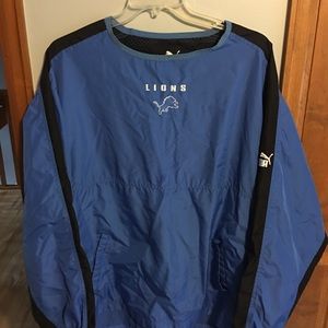 men’s xl puma lions windbreaker